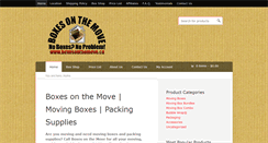 Desktop Screenshot of boxesonthemove.ca